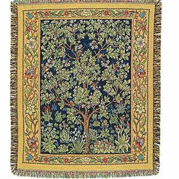 Garden of Delight Throw Blanket