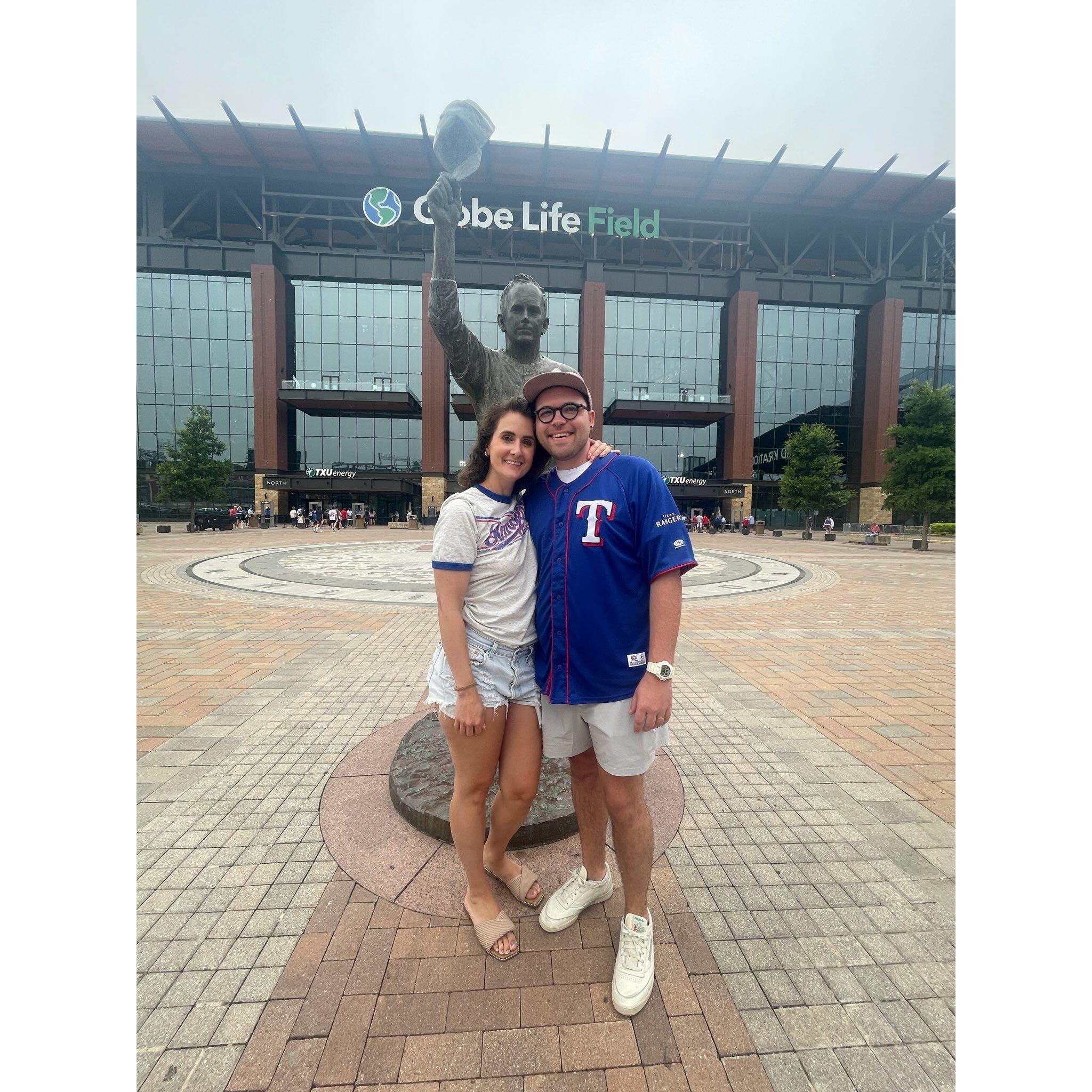 First MLB game in Dallas!