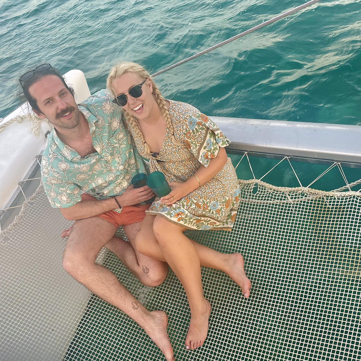 The couple share a love of travel. This was their first international trip together to Belize!