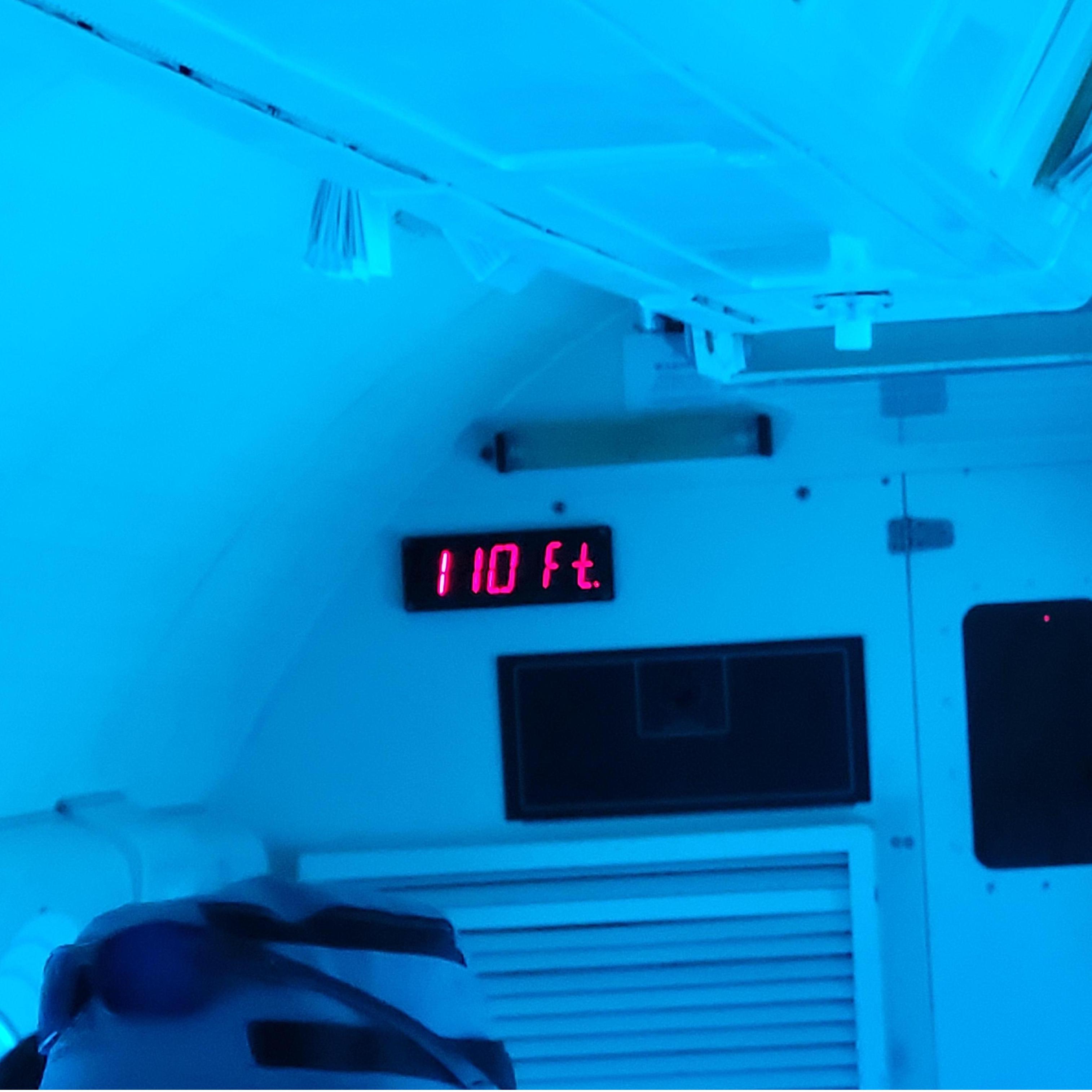 Did i mention 100 ft down?