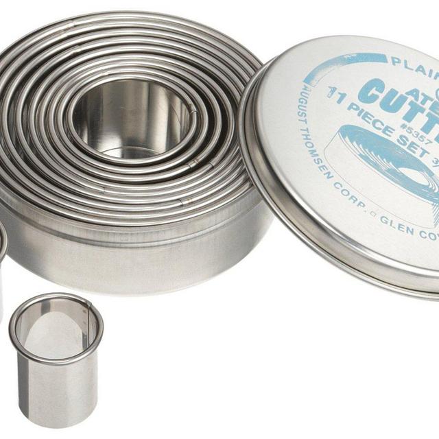 Ateco Stainless Steel Round Cutters, 11 Pc Set