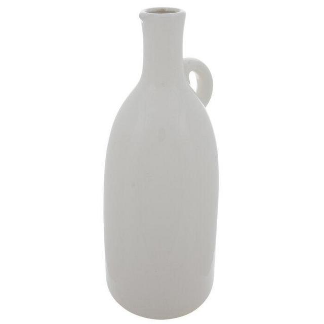 White Crackled Vase
