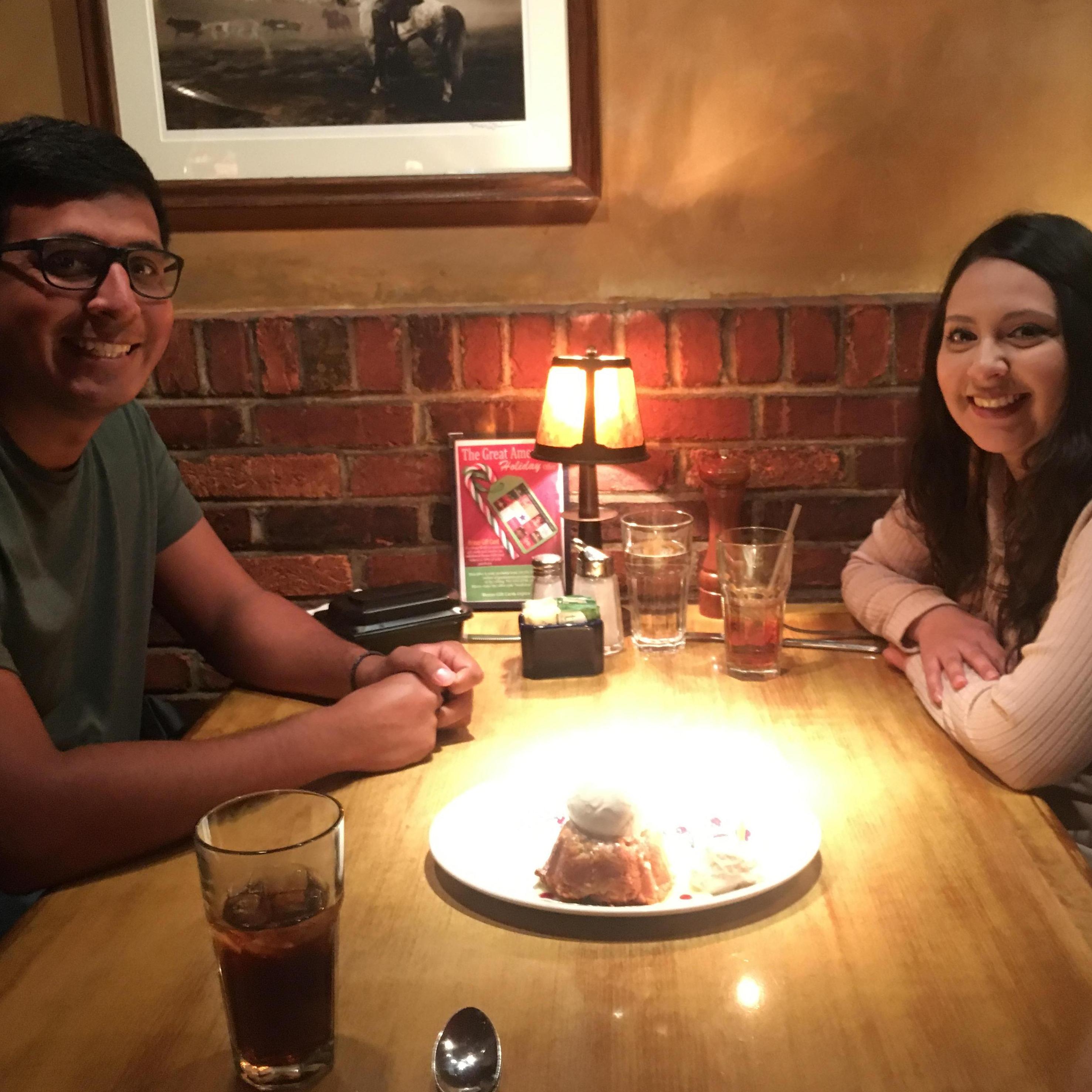 Celebrating our engagement!