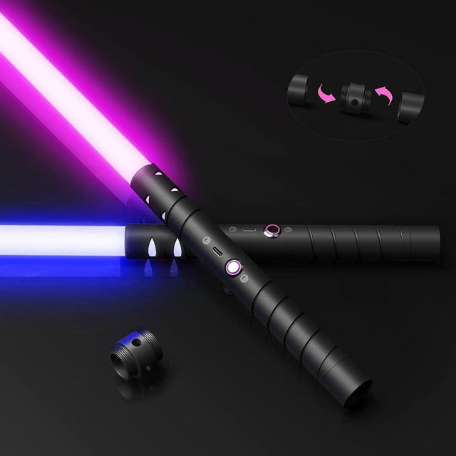 jvmusaber Dueling Lightsaber Light Saber for Kids Adults, Light Sword Toy