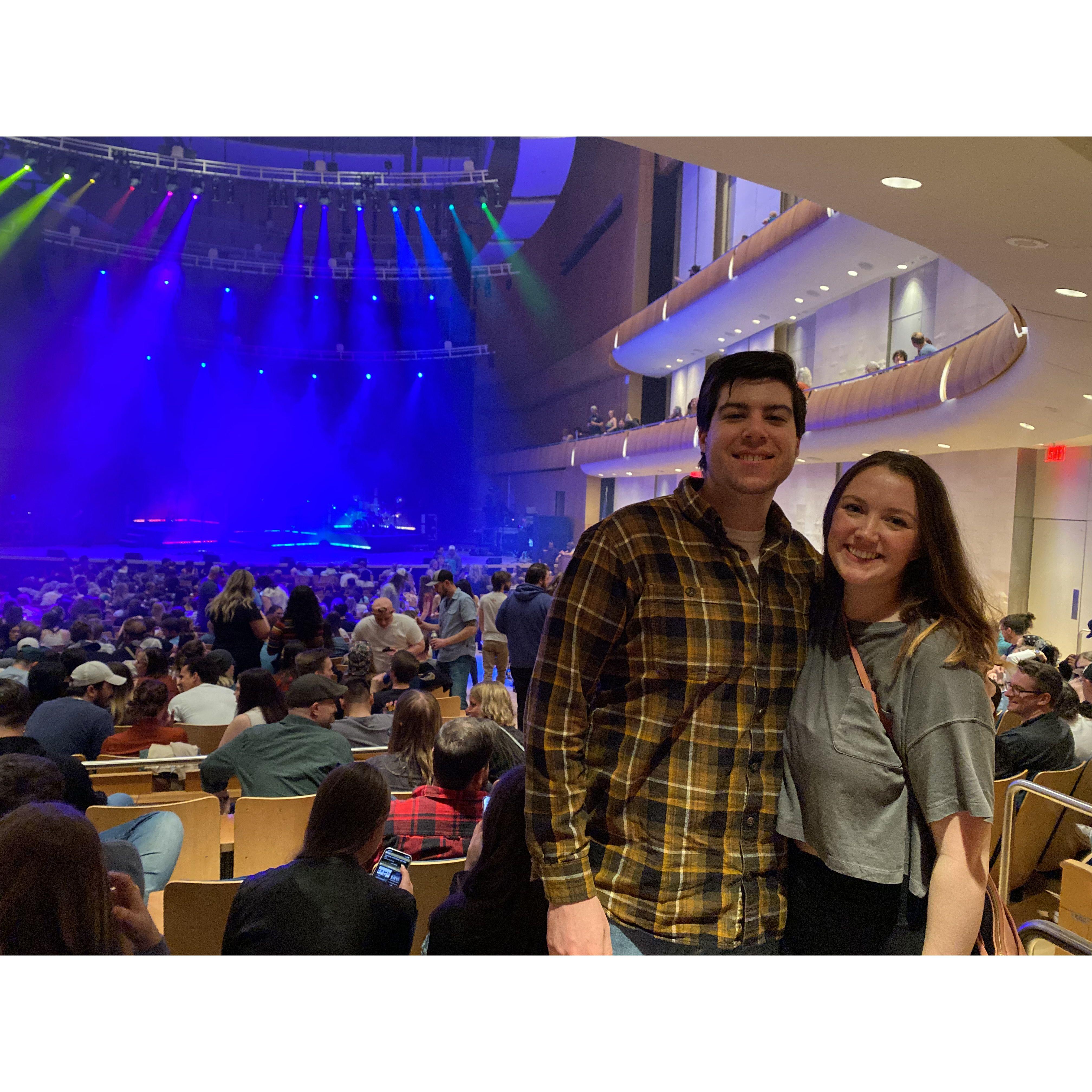 A Rainbow Kitten Surprise concert for our 6-year anniversary.