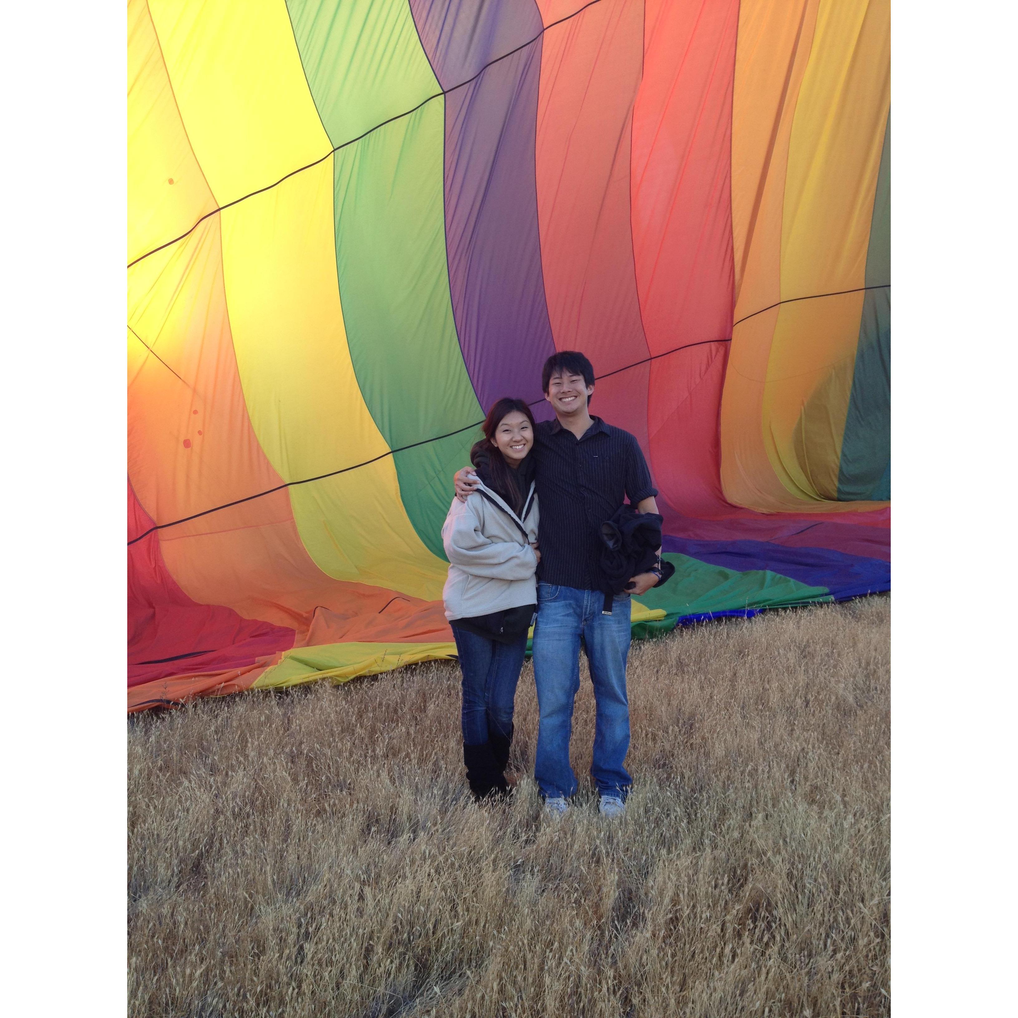 July 2012 Sacramento, CA (hot air balloon!)