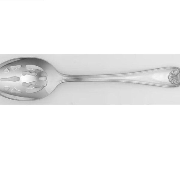 Gorham Shell (Stainless) Pierced Tablespoon (Serving Spoon) by Gorham Silver