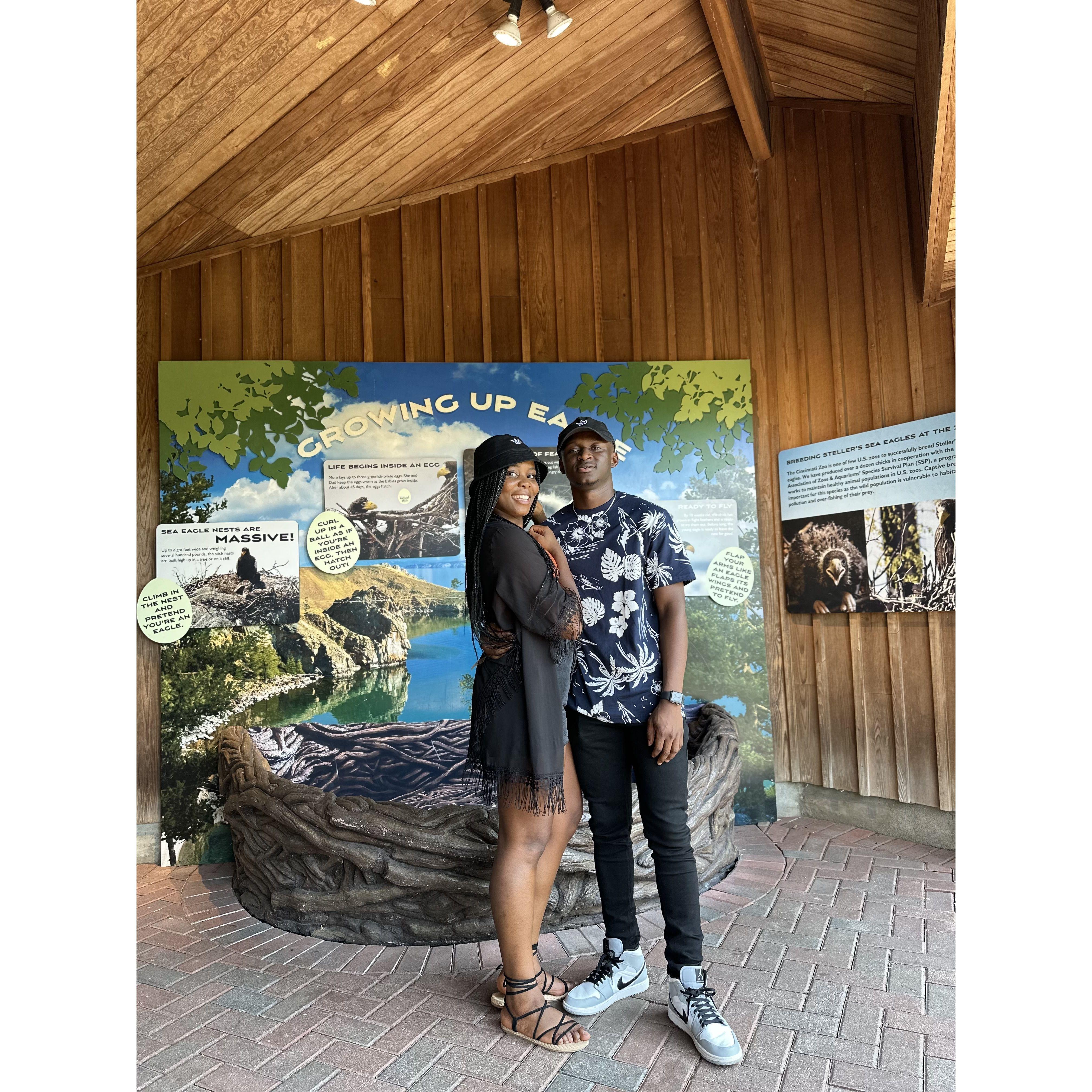 Our first double date at the Cincinnati Zoo