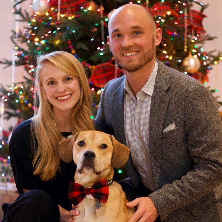 Our first Christmas as a family in 2019.