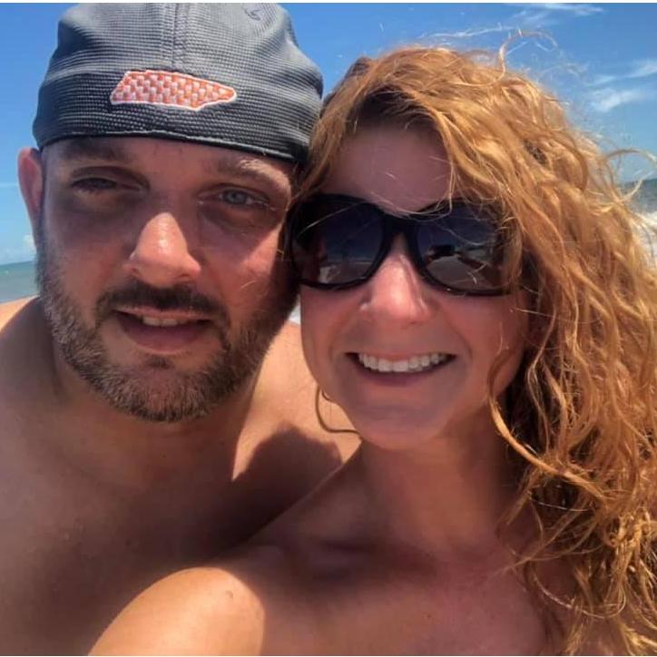 Our first beach trip.