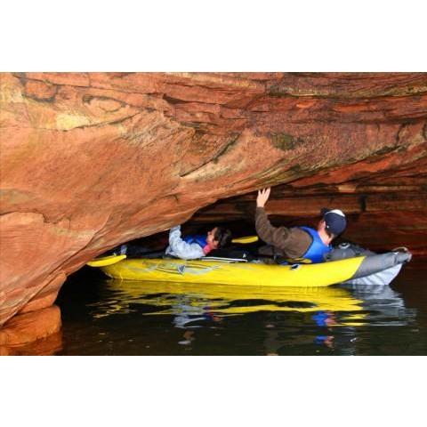 Kayaking at the Apostle Islands with Nate's parents