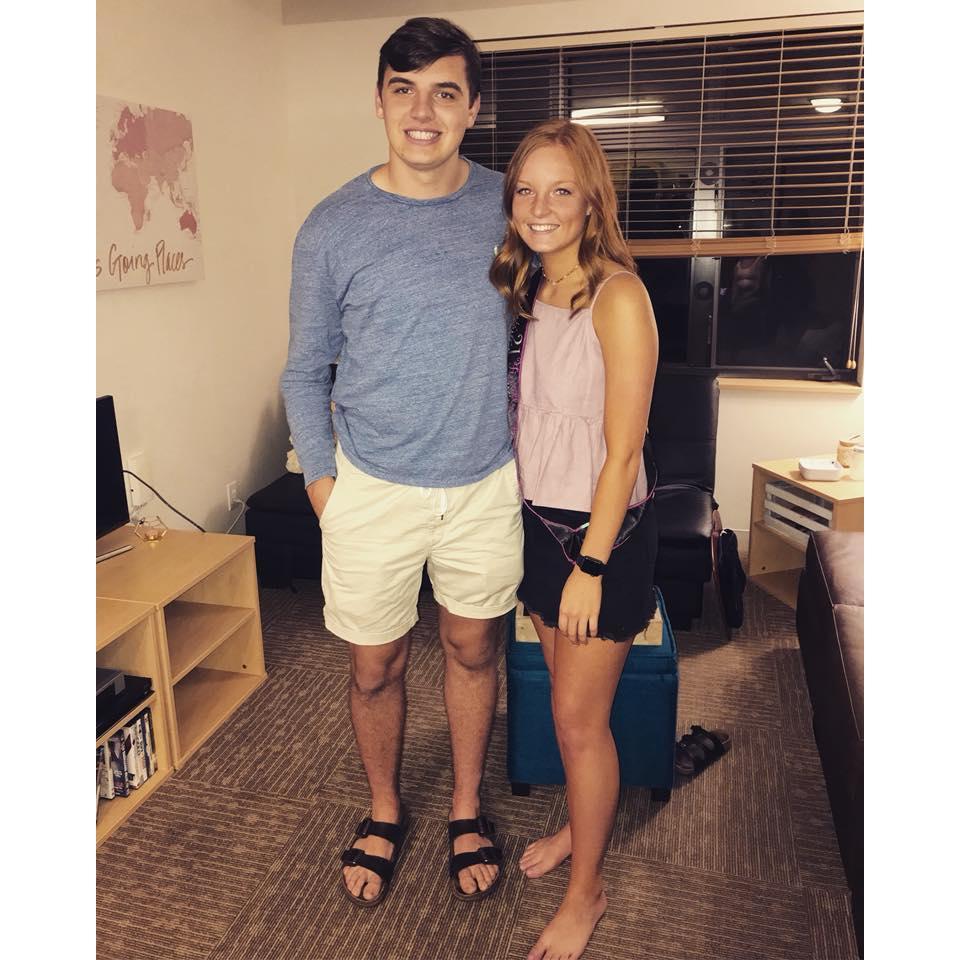 Cam's first (of many) visits to Drake University. The weekend we officially started dating.