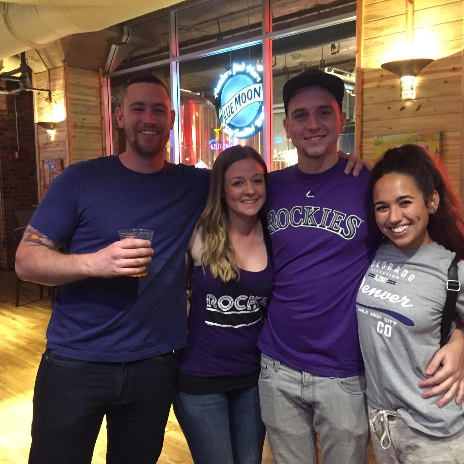 Rockies game with Andrew and Gabby! 2016