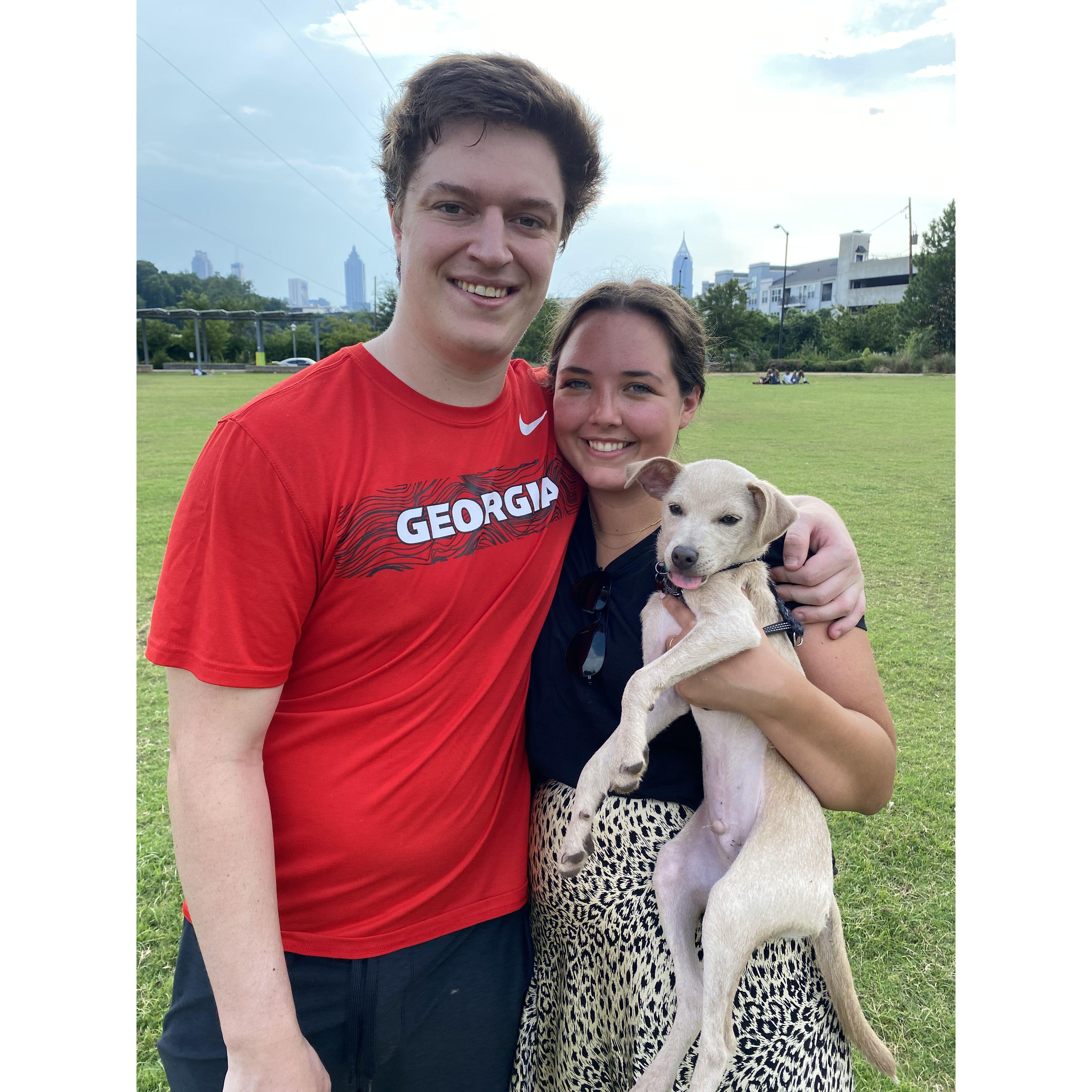 Alfie and his parents :) (2020)