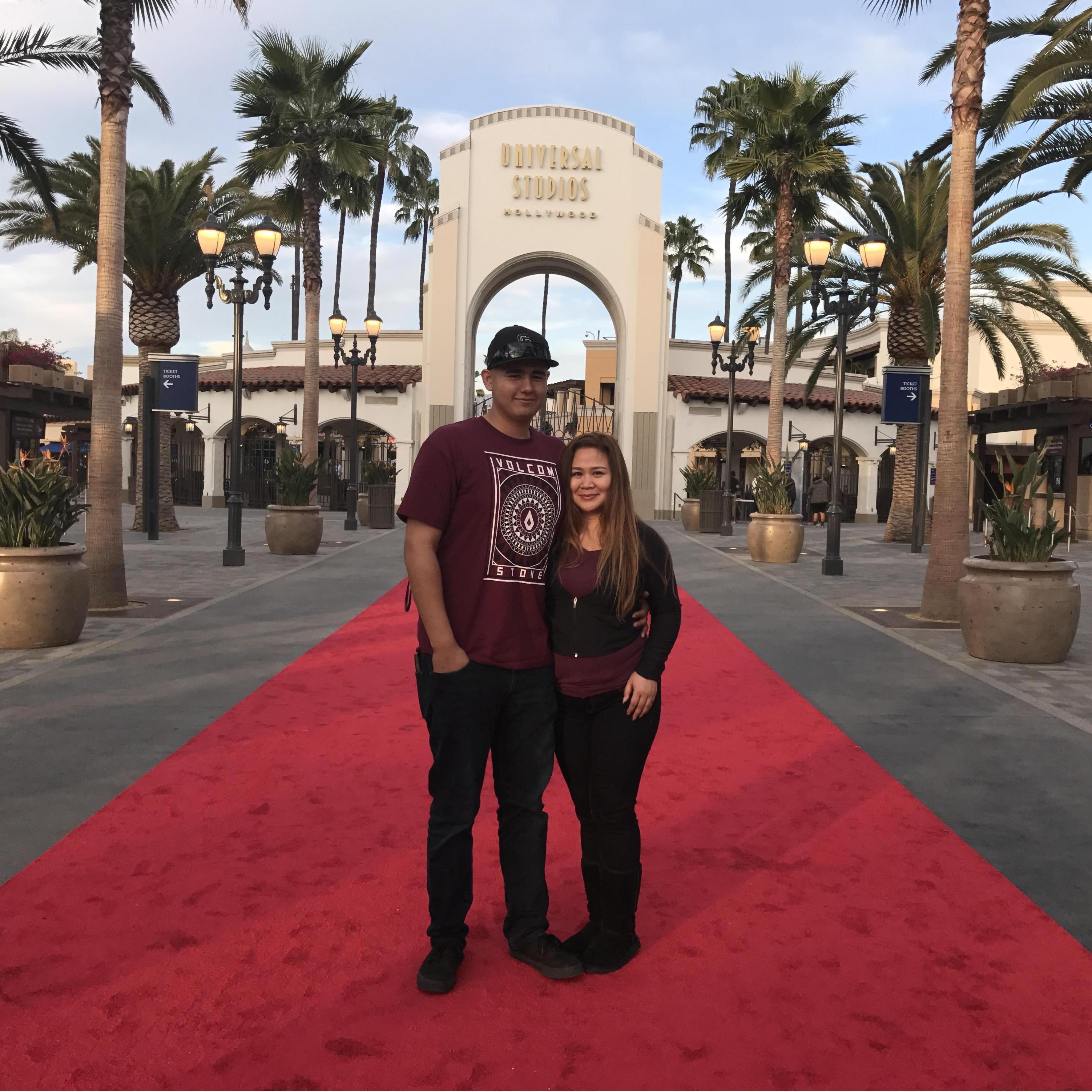 February 2017... our very first date.