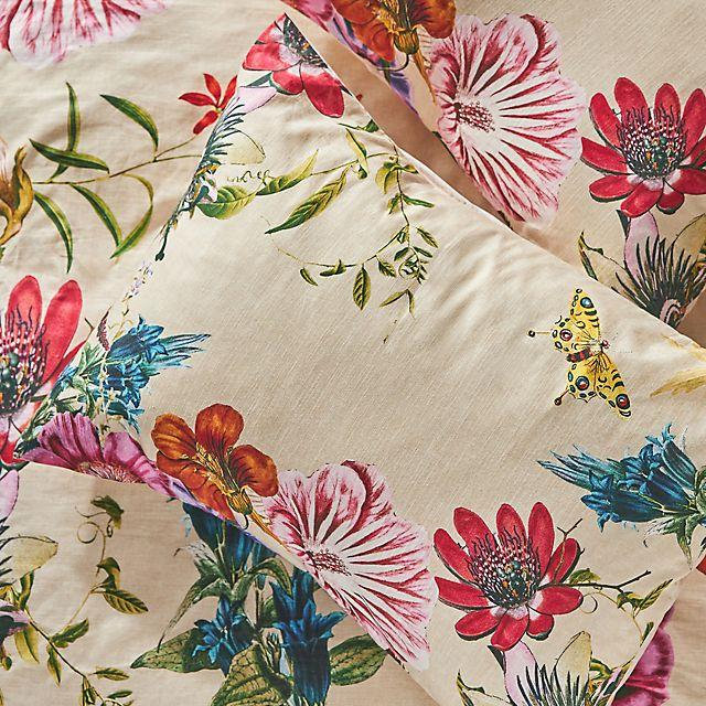 The Printed Cotton-Slub Pillow Shams, Set of 2
