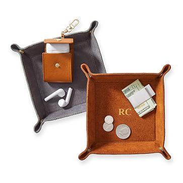 Classic Suede Catchall (Navy)