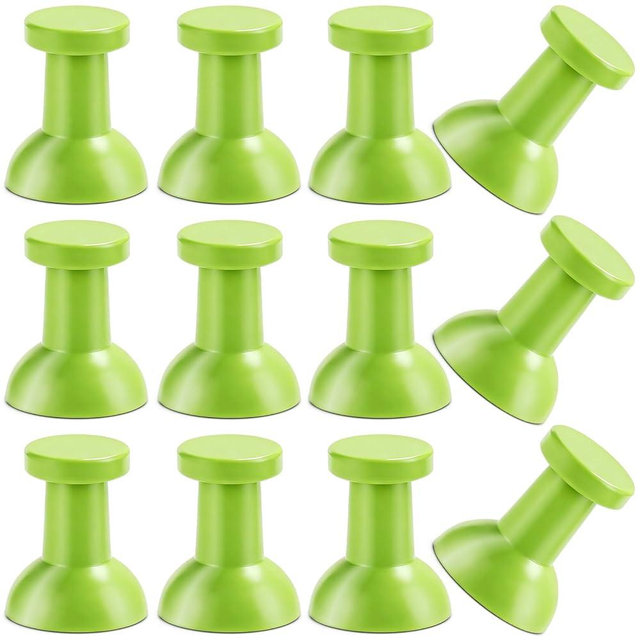 LOVIMAG Fridge Magnets 20Pcs Refrigerator Whiteboard Small Strong Magnet Classroom Kitchen Accessories Decorative Locker Set Decor Must Haves Office Calendar Refrigerador Magnetic Cute Crafts Green