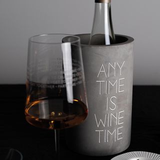Any Time Is Wine Time Bottle Cooler