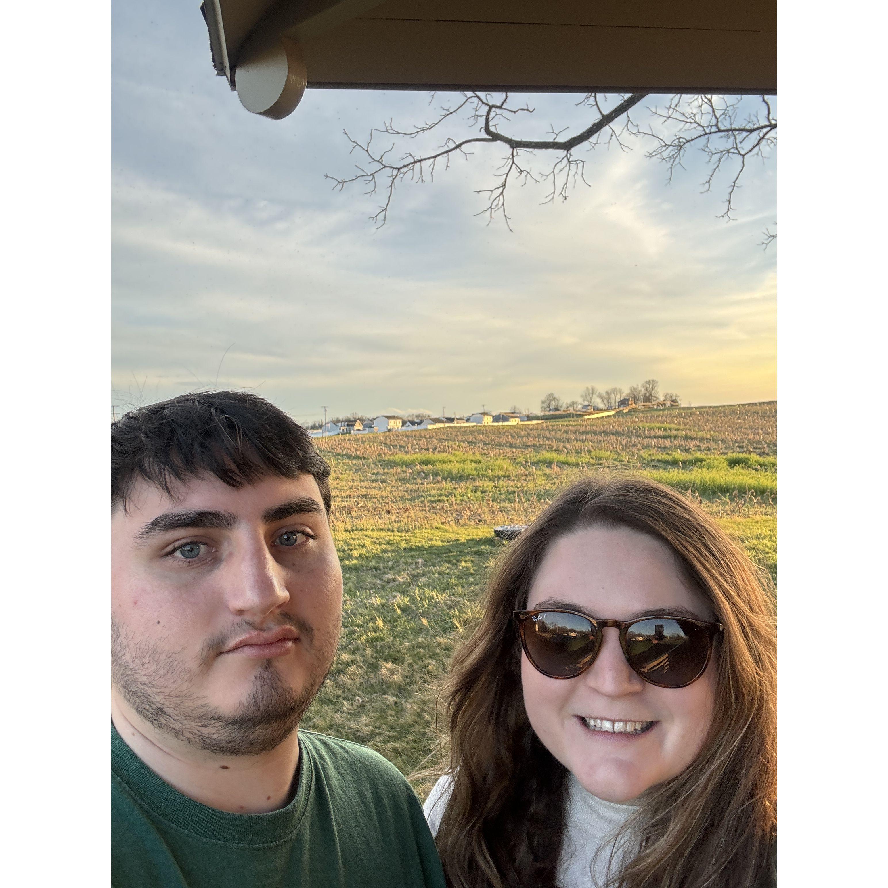 Random photoshoot on the side of the road on St. Patty's day!