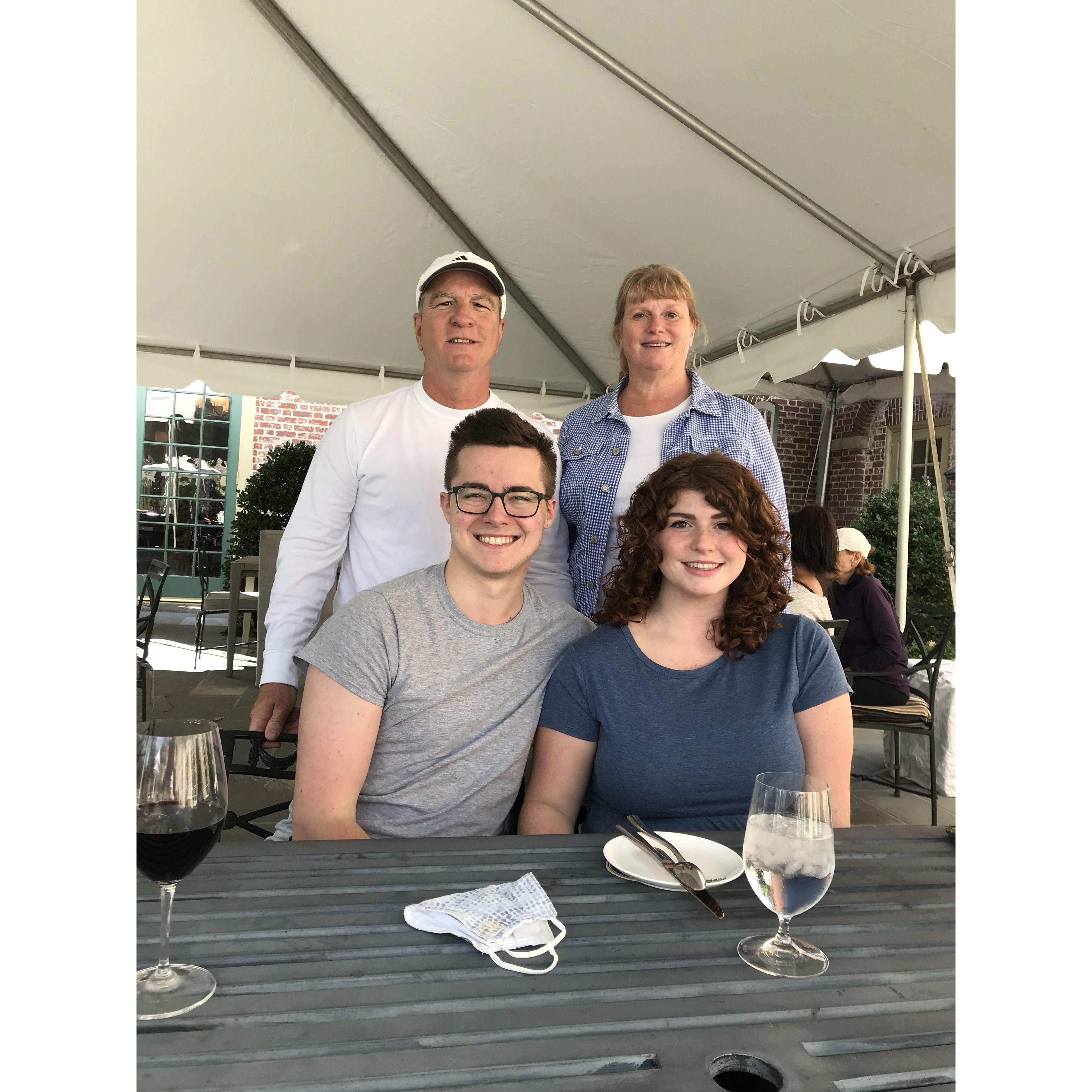 Lori and Brion Gallo, Austin and Erin