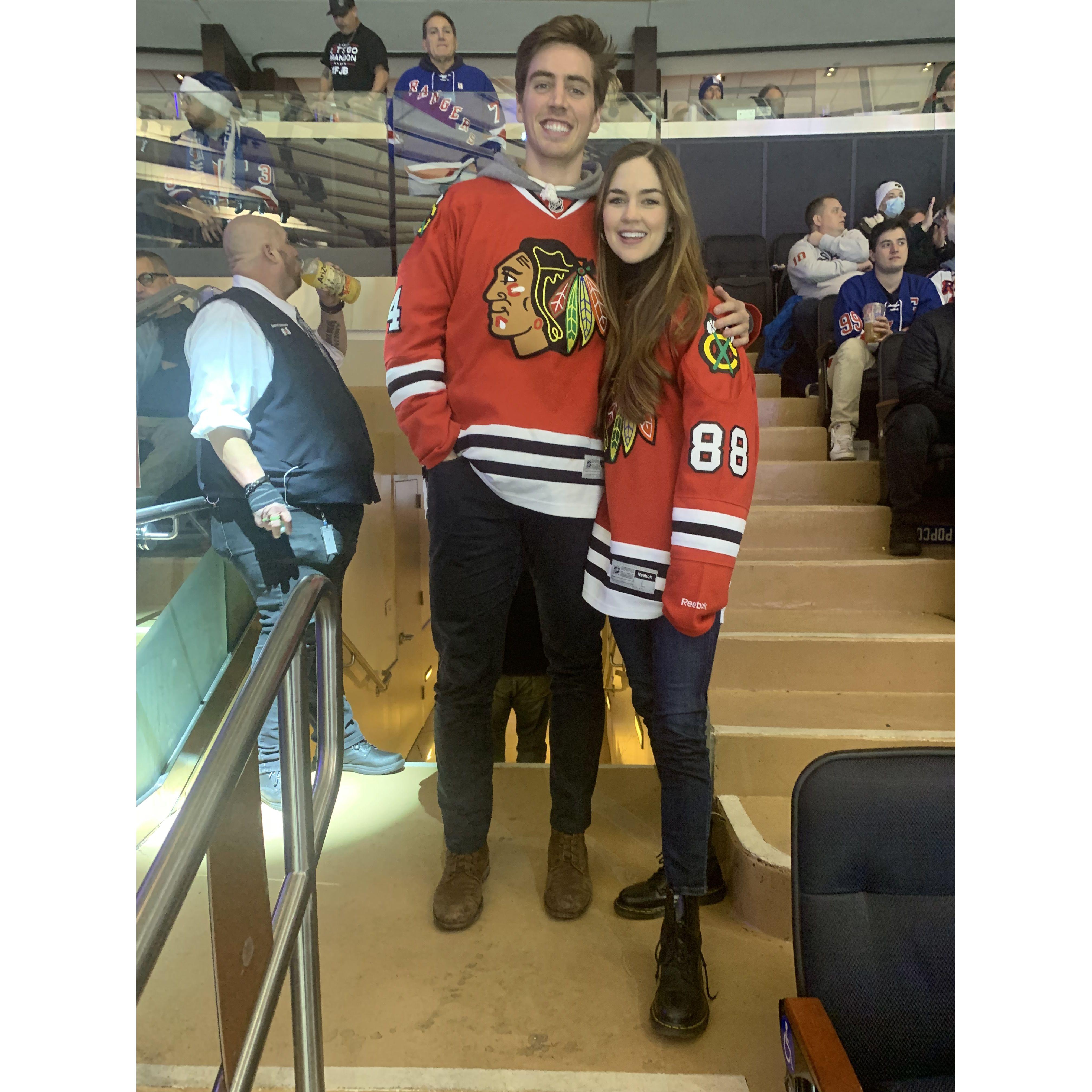 Blackhawks at MSG