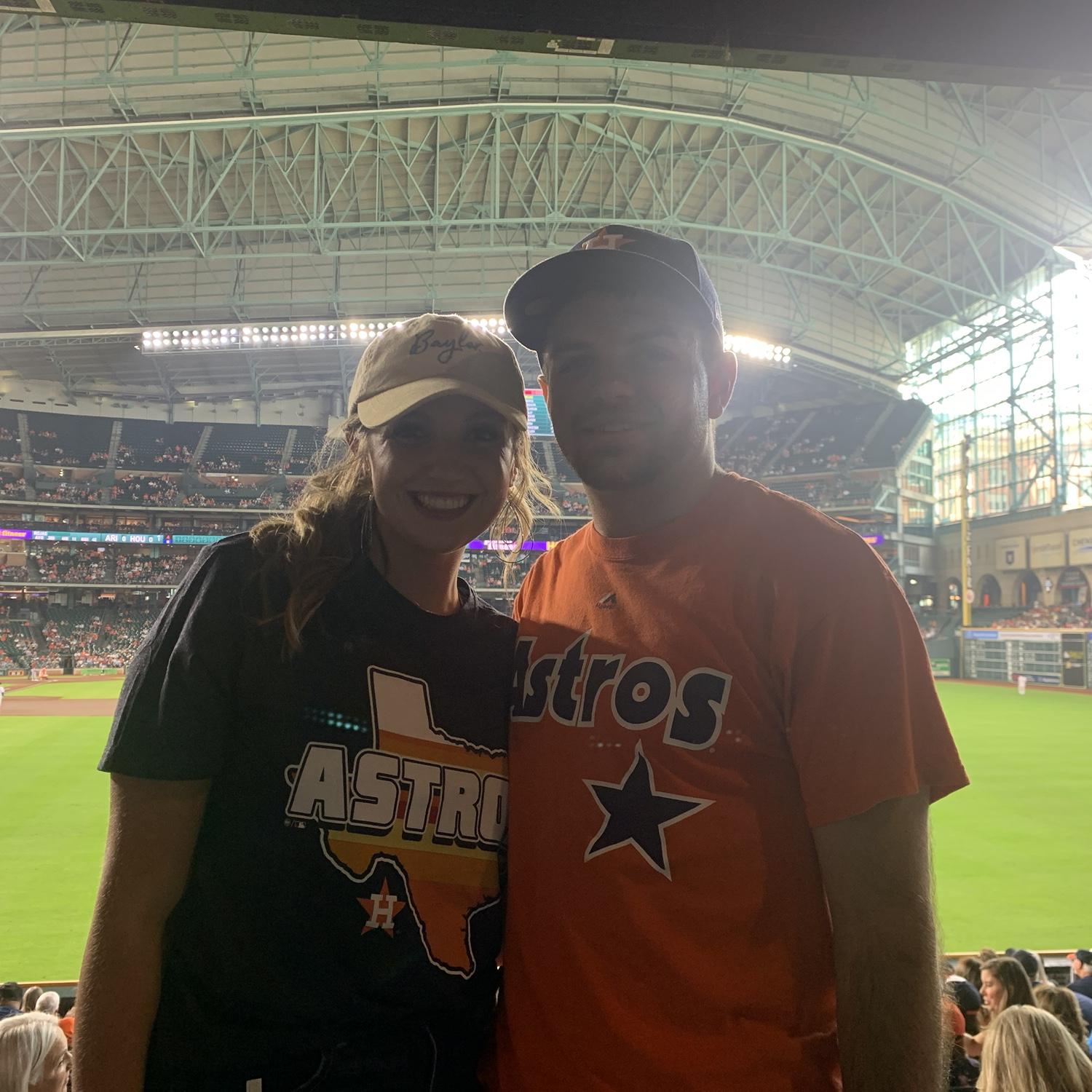Our first Astros game!