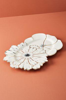 Papetal Floral Serving Platter
