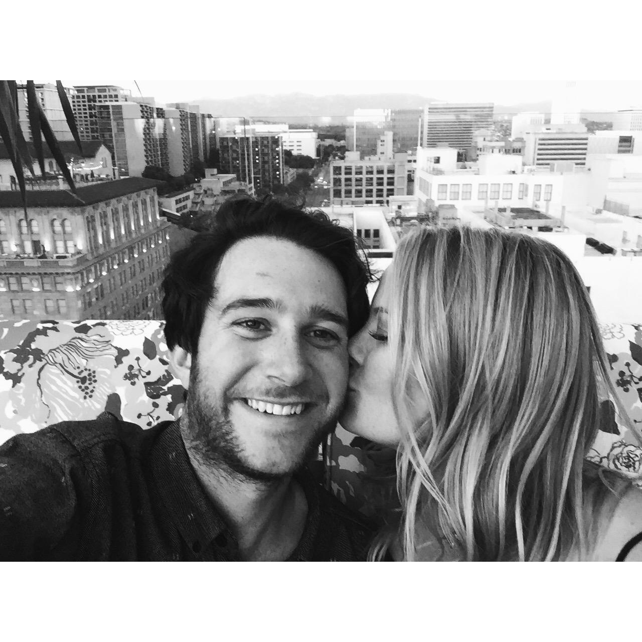 Celebrating an anniversary in downtown LA - 2016