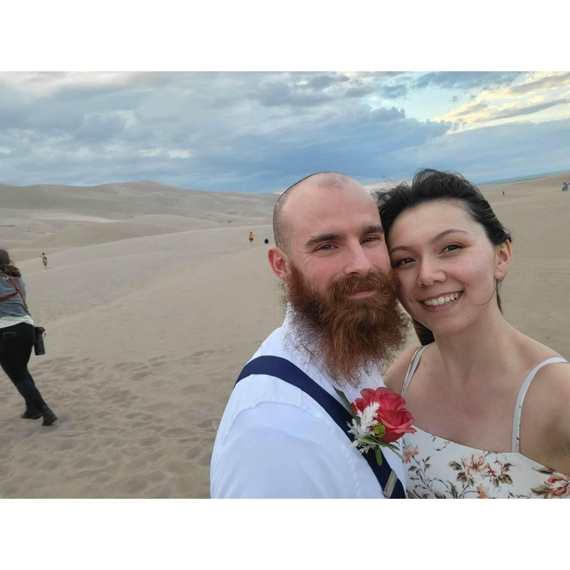 Great Sand Dunes, Colorado for John and Stormi's wedding!