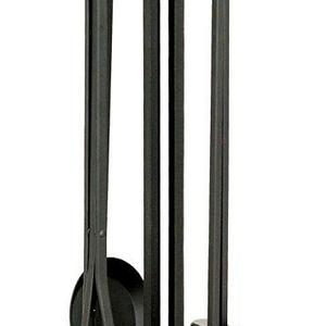 Uniflame, F-11140, 5-Piece Wrought Iron Toolset, Black