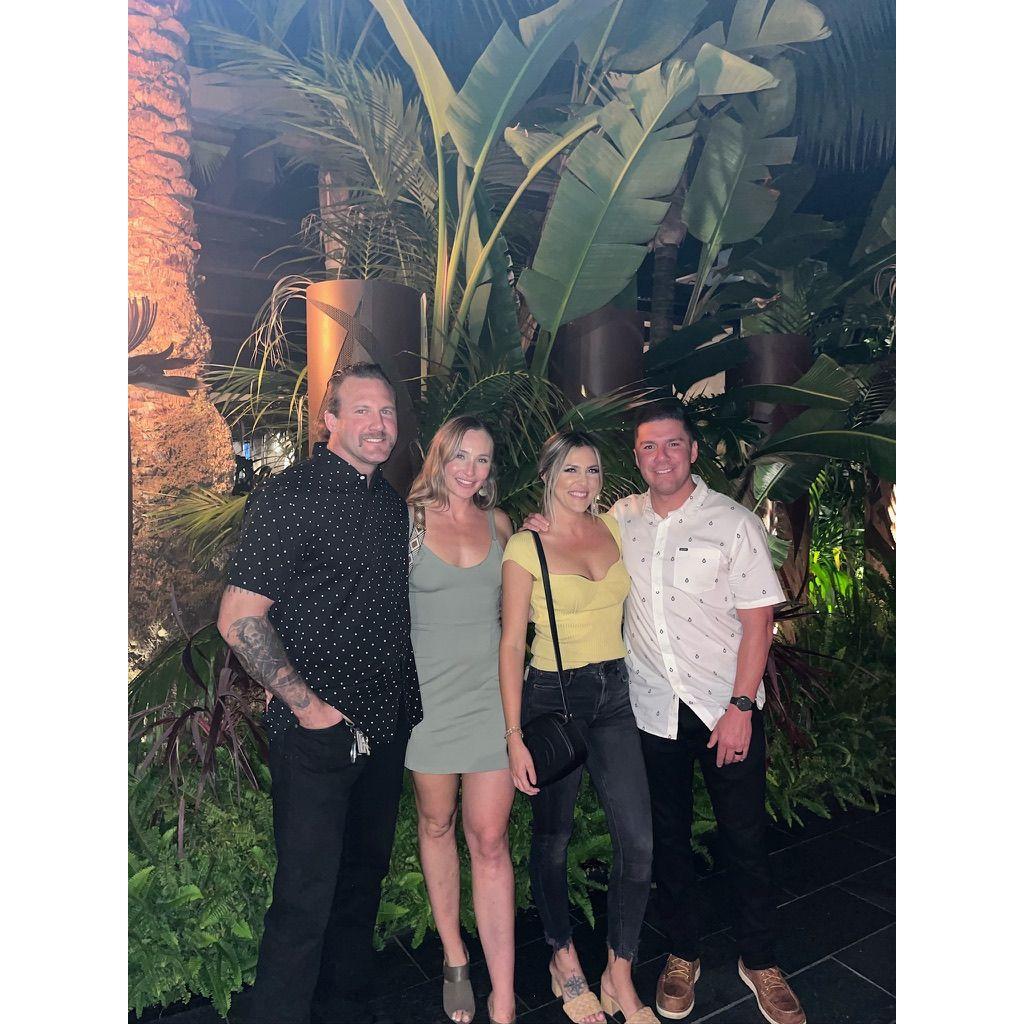 Double Date at Javiers... to celebrate my admissions into GRADUATE SCHOOL!