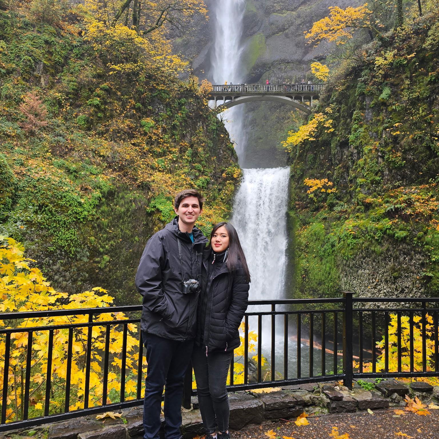 Multnomah Falls in Oregon, as pretty as it looks!