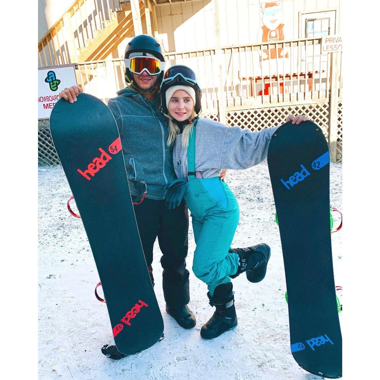 First time on the slopes!
