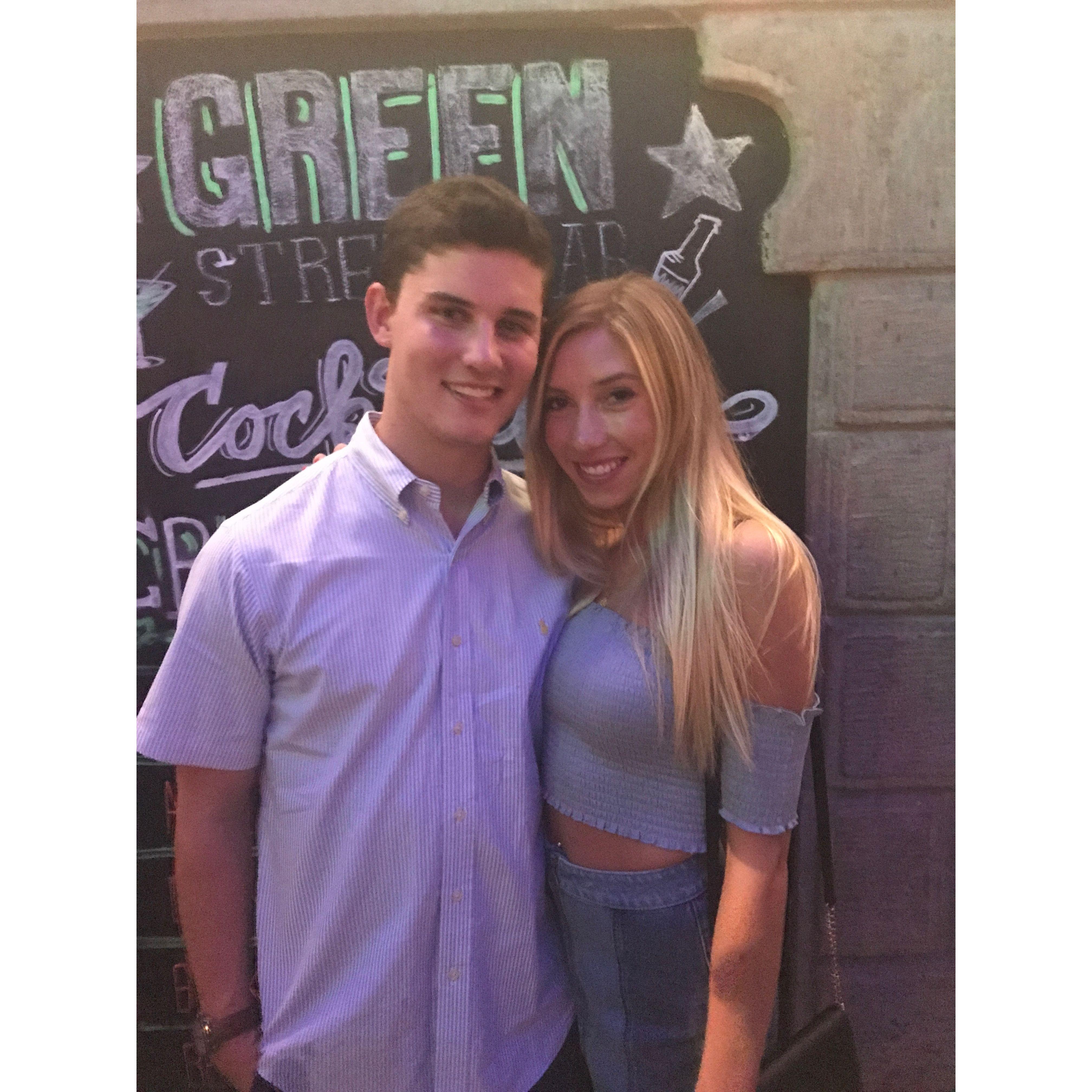 One of our first pics together in Florence, Italy!