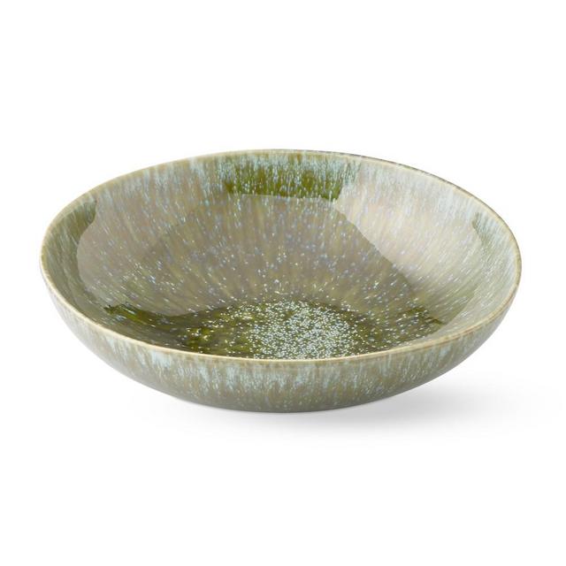 Reactive Glaze Bowls, Set of 4, Green