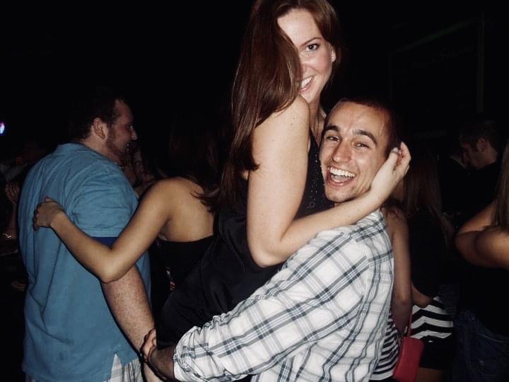 A glimpse into our college days back when we were "just friends"