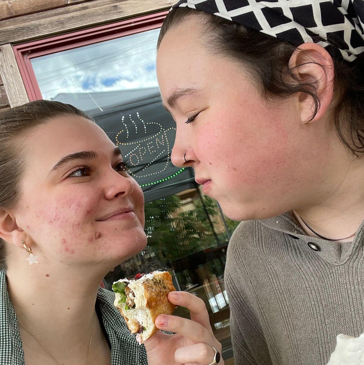 brunch at our favorite bagel spot in portland, speilman's, 2024