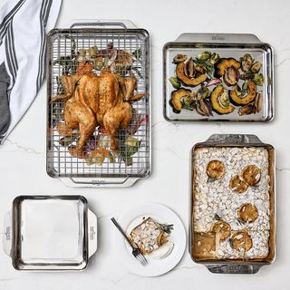 5-Piece Stainless Steel Bakeware Set