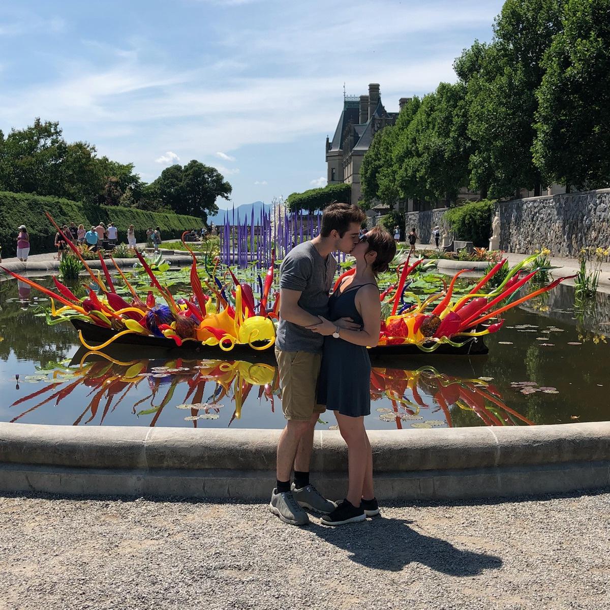 Biltmore with Chihuly Exhibit, Asheville, NC