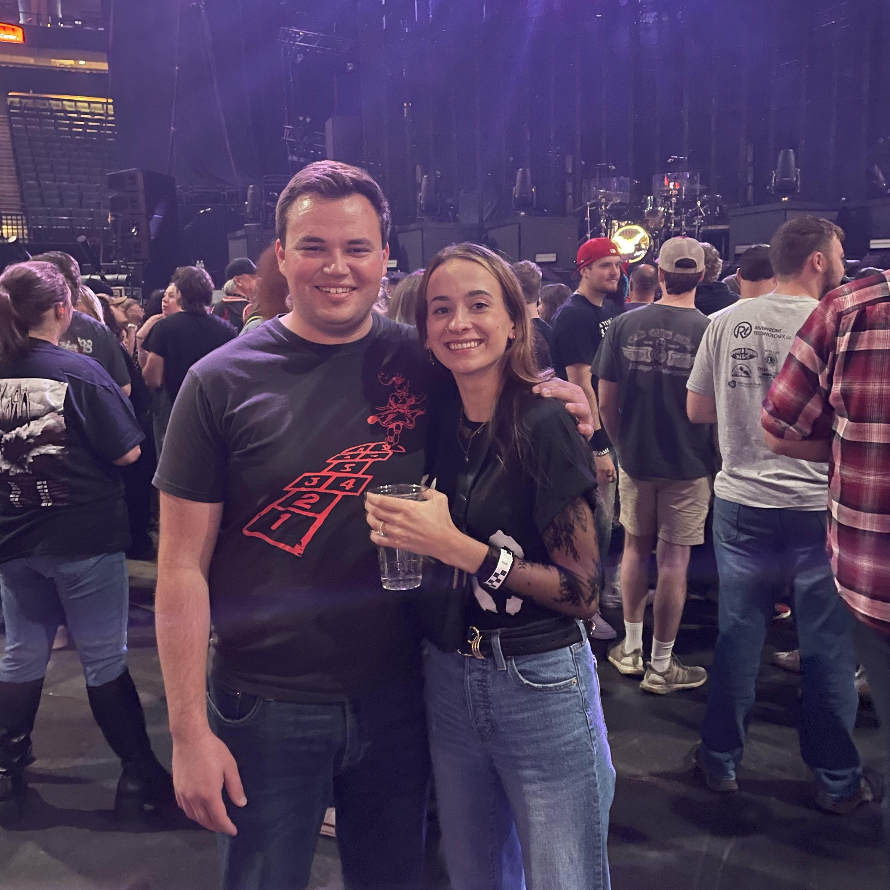 Alex finally got to bring Lexie to a concert where Alex’s favorite band was performing, Korn. Jokes on him, she loves corn. October 2024.