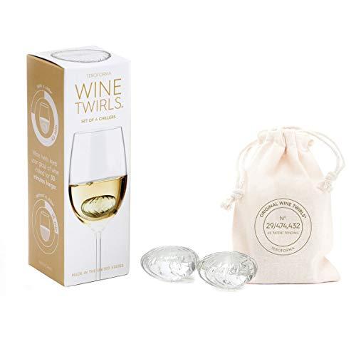 Teroforma Original Wine Twirls – Wine Chillers (Set of 4)