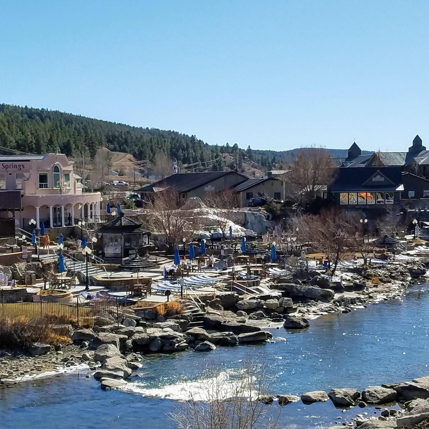 Hot springs at Pagosa Springs