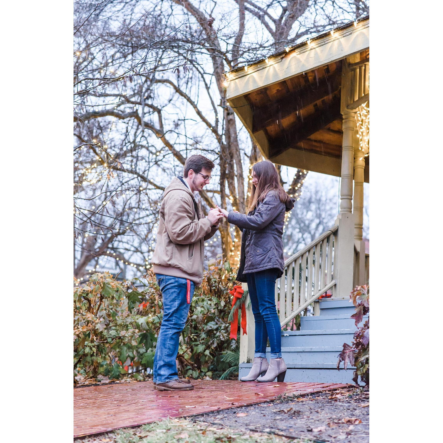 She said yes!
