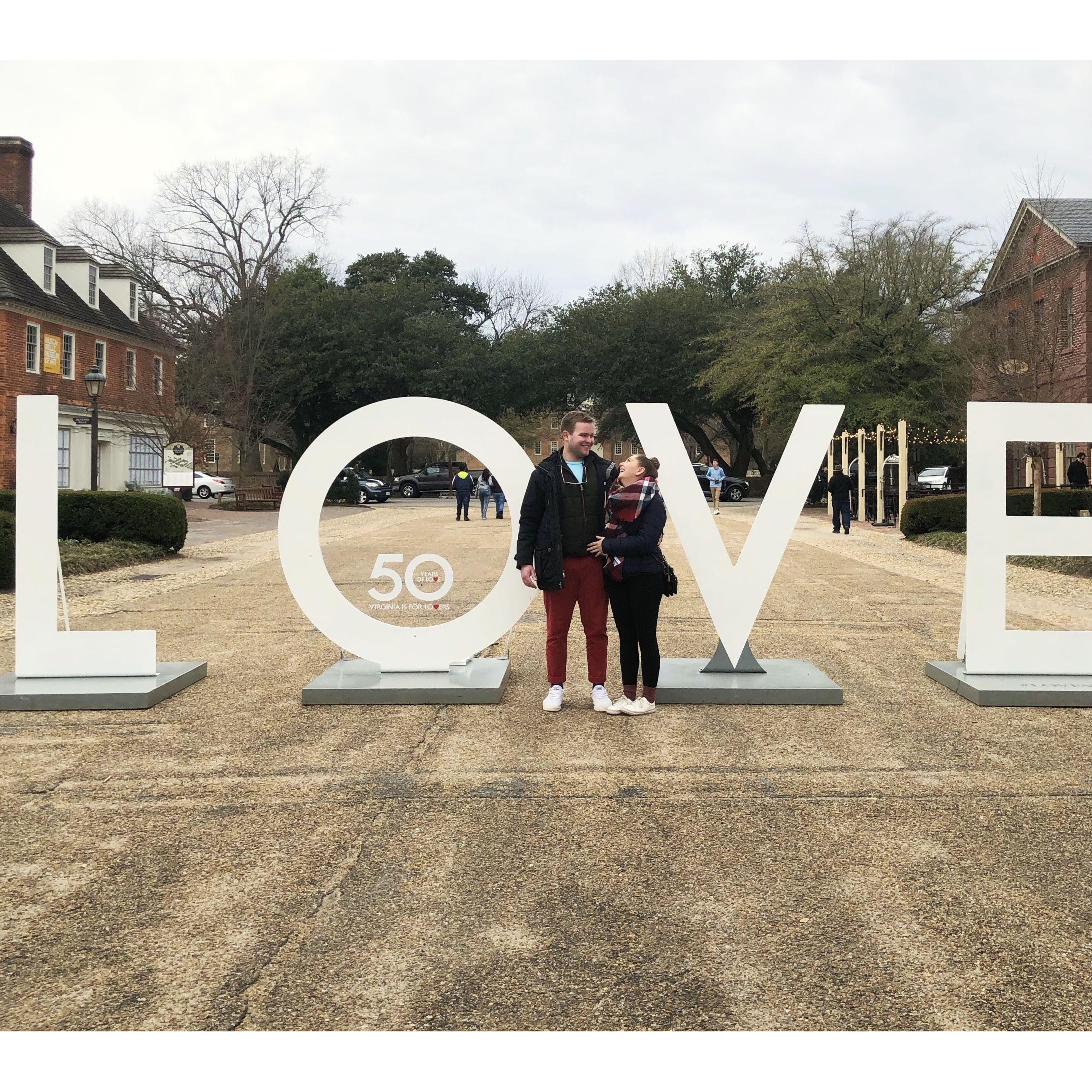 Colonial Williamsburg - Valentine's weekend 2020