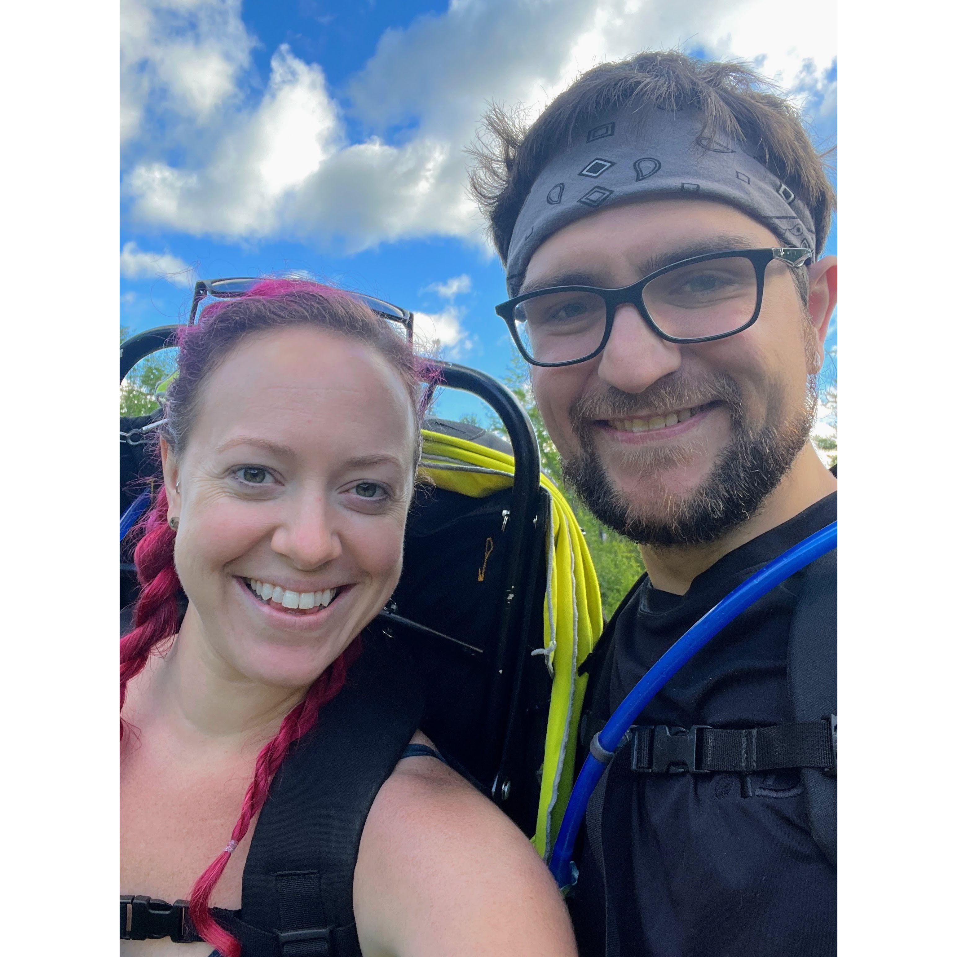 First backpacking trip together - Kinsman Ridge trail in the White Mountains! (2022)