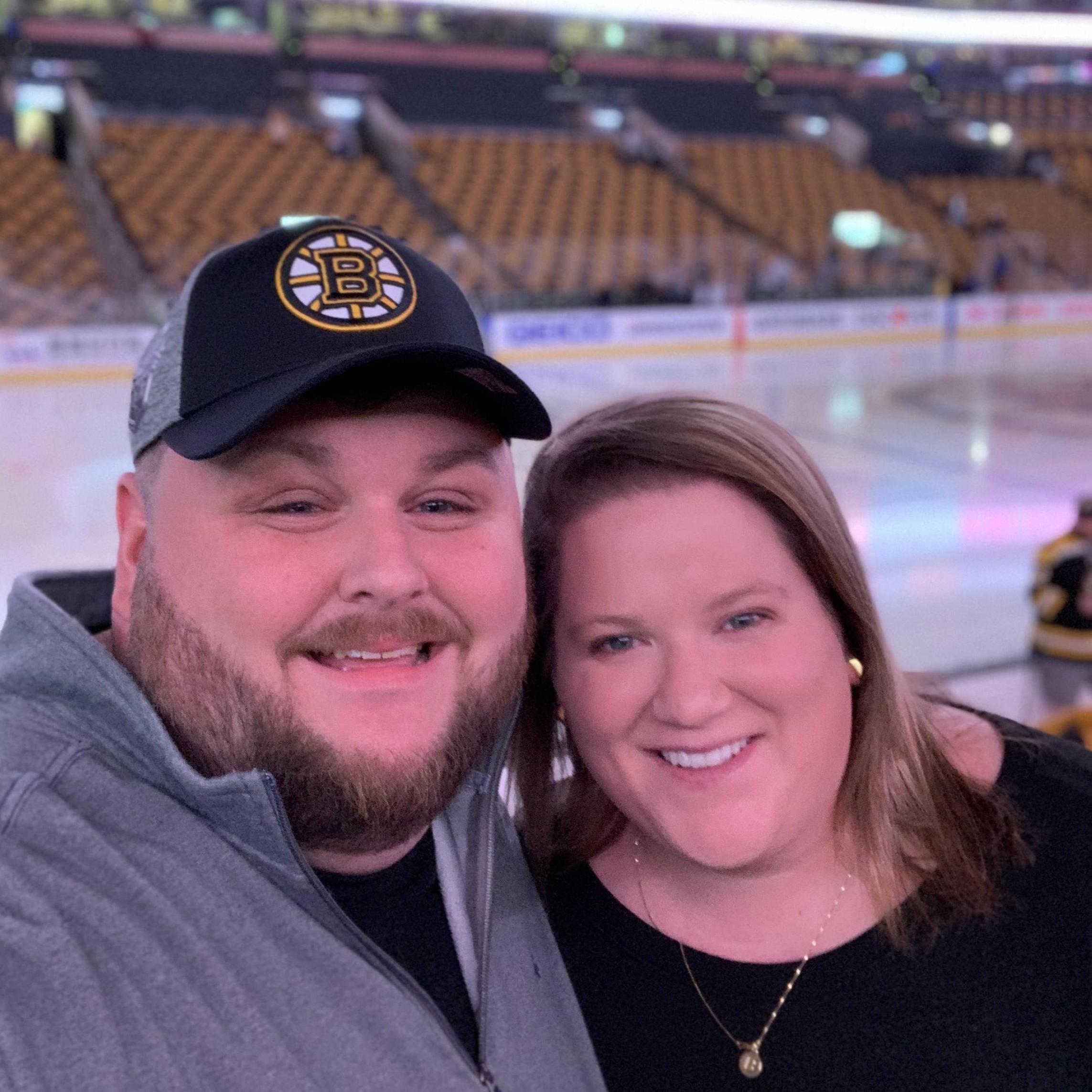 Ben surprised Bridge on a Thursday with Bruins playoff tickets which was Bridge's first ever NHL game!