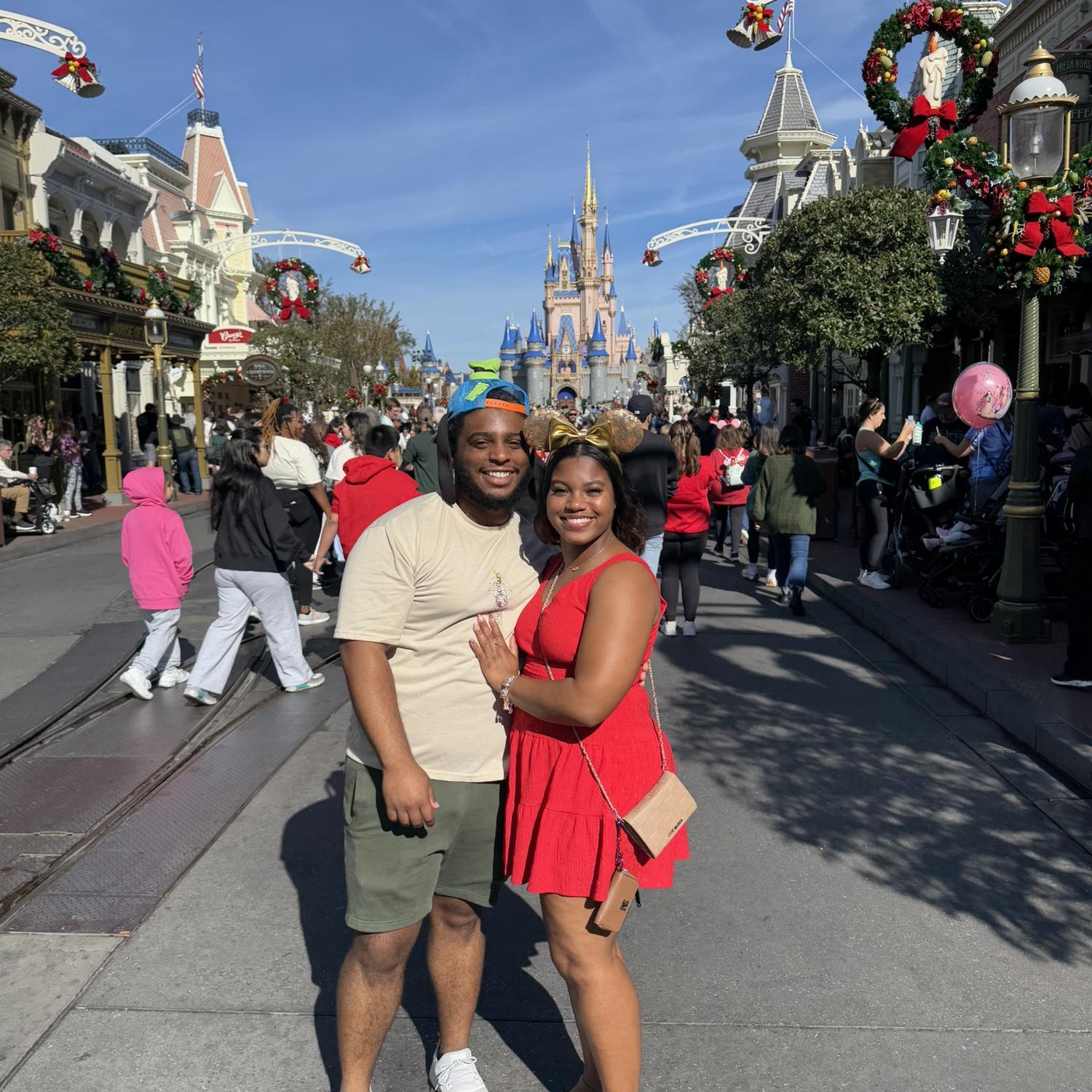 Destini and Robert celebrate her 27th birthday in Disney World!