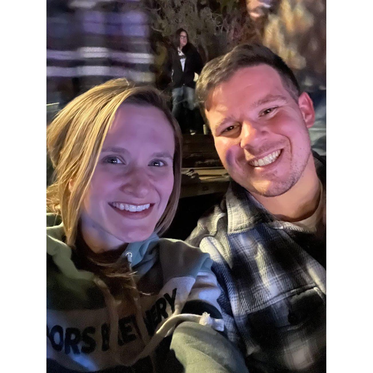 Crossing off a shared bucket list item by seeing a concert in the red rocks