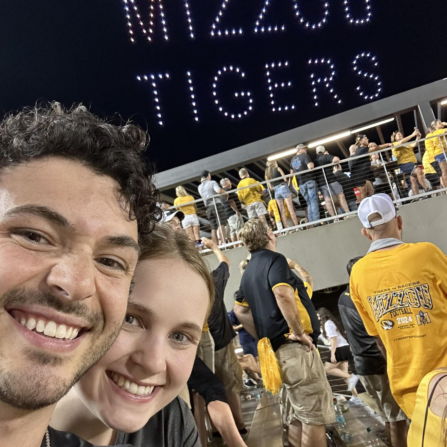 Our first Mizzou game!!